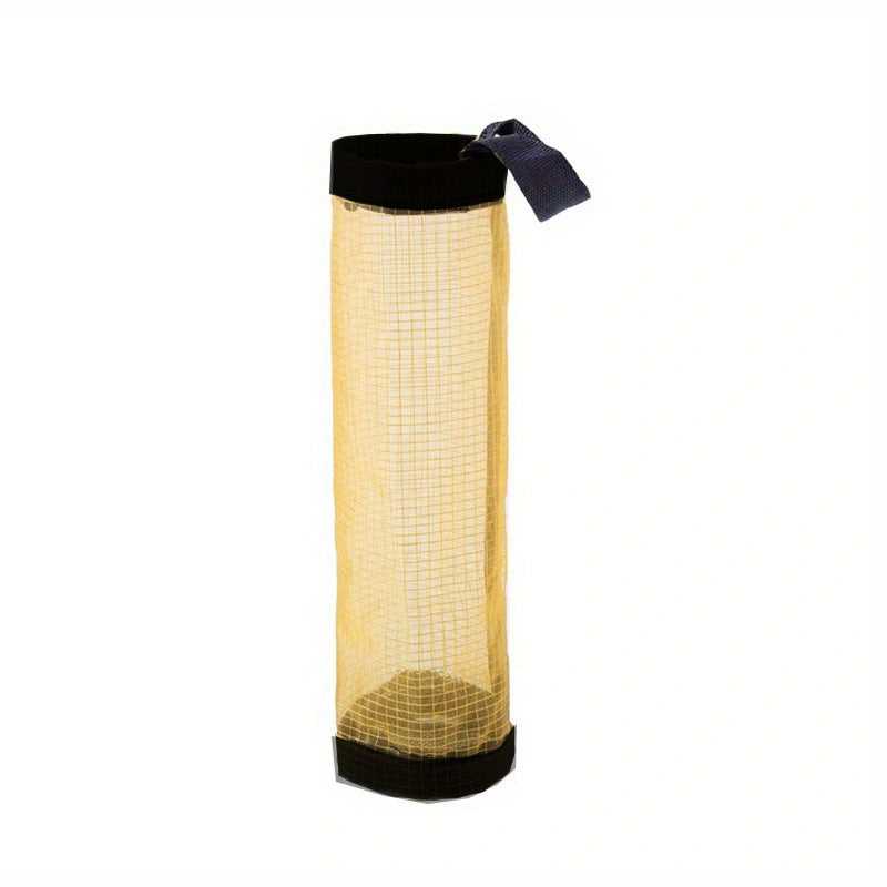 Plastic Bag Organizer 1/10pcs, Hanging Mesh Storage Dispenser, Foldable, Breathable, Washable Hanging Trash Bag Holder, Multiple Colors Available, Suitable for Kitchen Plastic Bag Storage