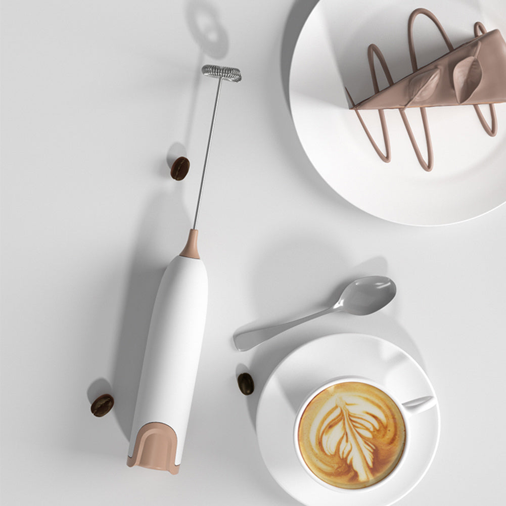 Electric Milk Frother For Perfectly Frothed Coffee And Creamy Cappuccinos Non-Battery