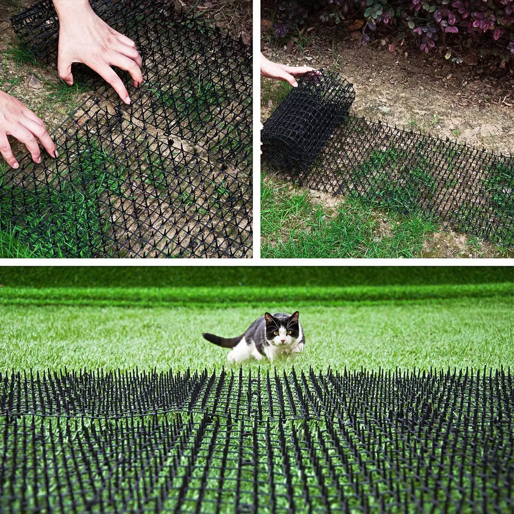 2M Dog Cat Scat Mat Animal Deterrent Repellent Plastic Scarer-Spike Tool Polypropylene Anti Cat Mat Household Garden Tools