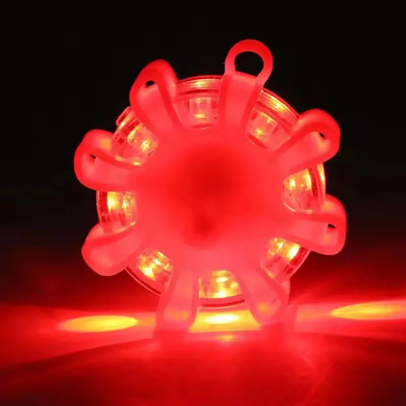 Led Car Emergency Light V16 Flashing Light Magnetic Induction Road Accident Light Portable Strobe Warning Light