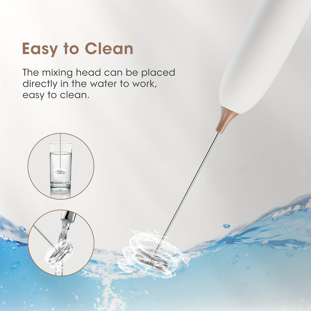 Electric Milk Frother For Perfectly Frothed Coffee And Creamy Cappuccinos Non-Battery