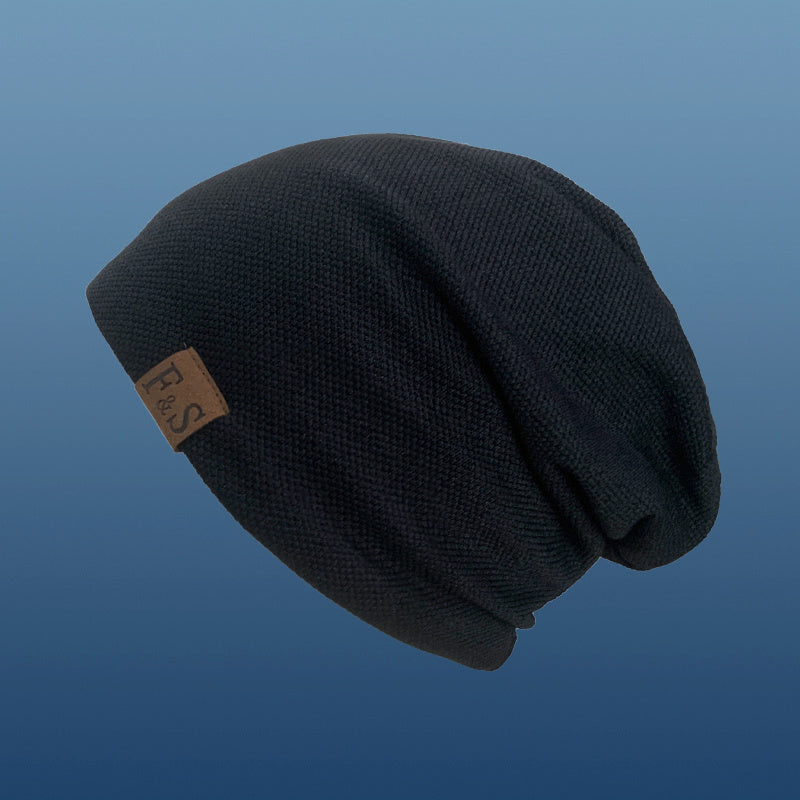 Long and Oversized Unisex Slouch Beanie Cap - Lightweight, Woven Polyester, Toggle Closure, Perfect for Summer and Winter, New Year Gift Idea, Urban Theme, Inelasticity Suitable