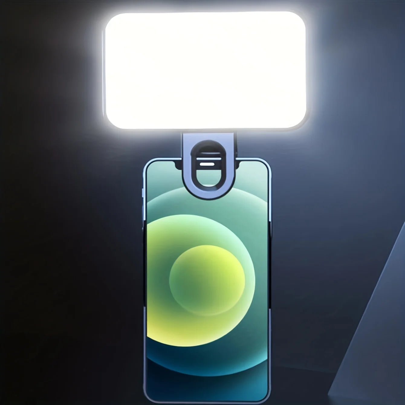 Mini Selfie Fill Light 3 Color Modes Adjustable Brightness Rechargeable Clip on Mobile Phones Computers Photography LED Lights