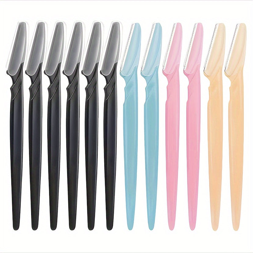 Set of 3 to 24 Eyebrow Razors And Facial Hair Trimmers, Grooming Kit for Both Men And Women to Remove Facial Hair.