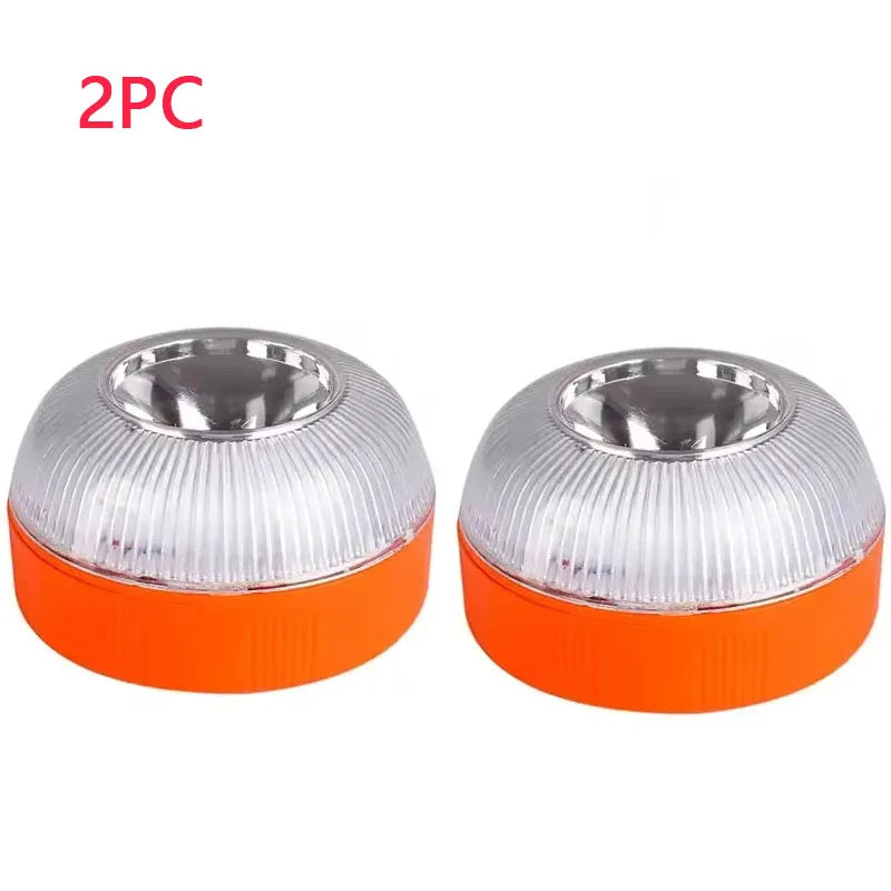 Led Car Emergency Light V16 Flashing Light Magnetic Induction Road Accident Light Portable Strobe Warning Light