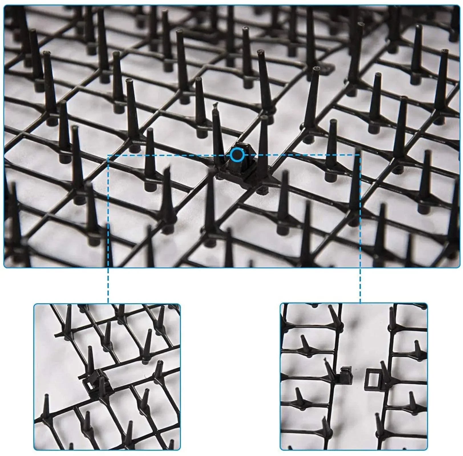 2M Dog Cat Scat Mat Animal Deterrent Repellent Plastic Scarer-Spike Tool Polypropylene Anti Cat Mat Household Garden Tools