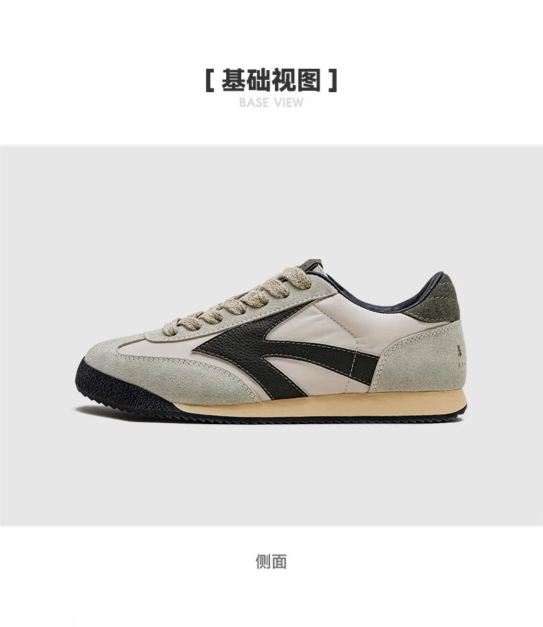 Maden Men's Shoes Discovery Series Retro Jogging Spring Casual Breathable Low-top Sneaker Thick-soled German Training Shoes