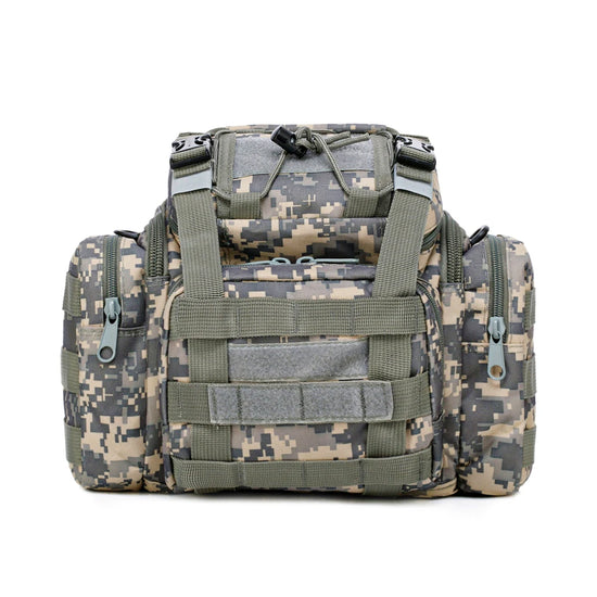 Outdoor Tactics Universal MOLLE Camo Fanny Pack Waterproof Hunting Fishing Bag Adjustable Cross-Body Luggage Camera Bag