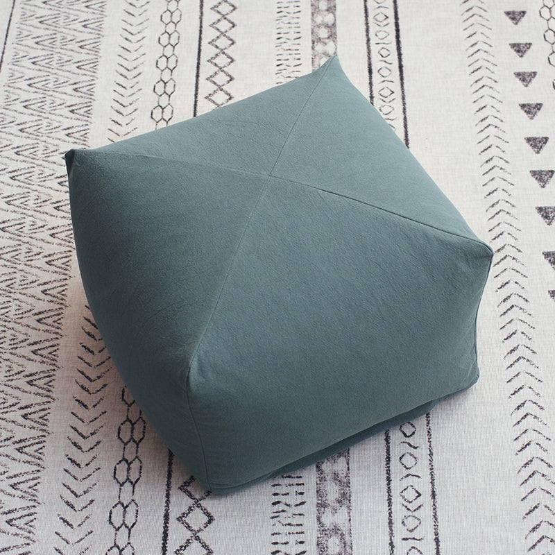Cushion Floor Japanese Style Square Stool Tatami Floor Bay Window Bedroom Coffee Table Shoe Changing Stool Removable and Washable Household Cloth
