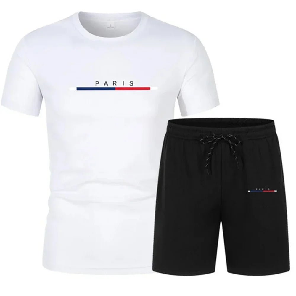 Two Piece Suits Men Designer Clothing Men Short Suits Summer Men Suits Men Sportswear Clothing Sportswear Fitness Sportswear