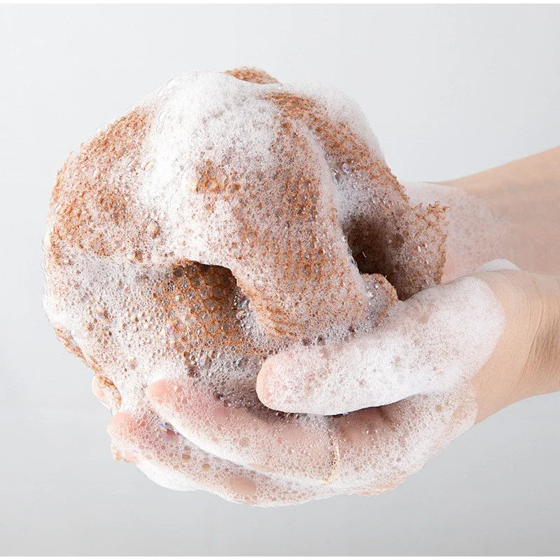 African Bath Rubbing Towel Exfoliating Net Sponge Cleansing Long Strip Bath Towel Instant Bath Ball Usage  Shower Cleaning Strip