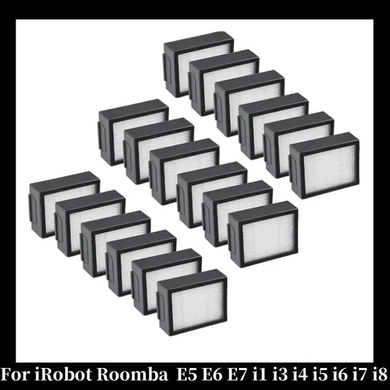 HEPA Filter for iRobot Roomba evo, i,e Series:E5 E6 E7 i1 i3 i4 i5 i6 i7 i8 e, i,Series Robotic Vacuum Cleaners