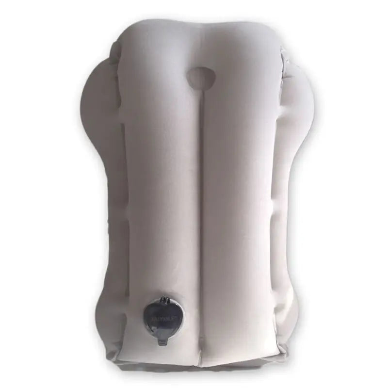 Inflatable Travel Pillow Portable Headrest Sleeping Bag Cushion Chin Neck Support for Outdoor Airplane Train Office and Home Use
