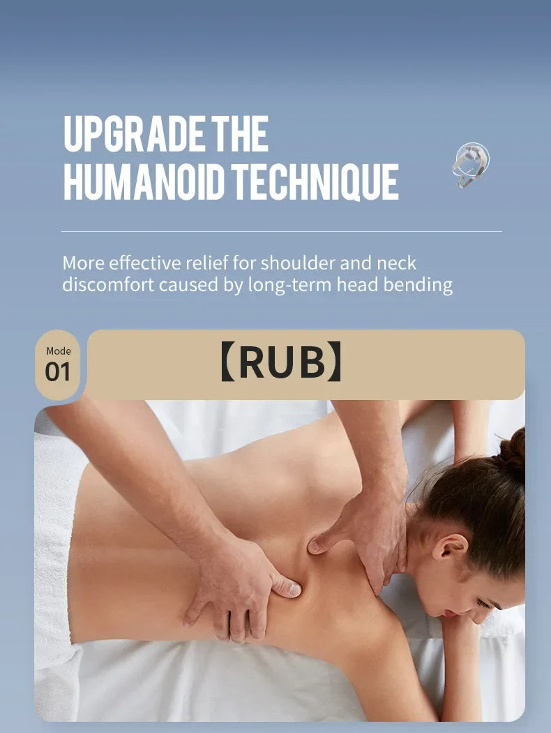 Wireless Neck And Back Massager Shoulder Kneading Massage Shawl Cervical Relaxing Trapezius Massager