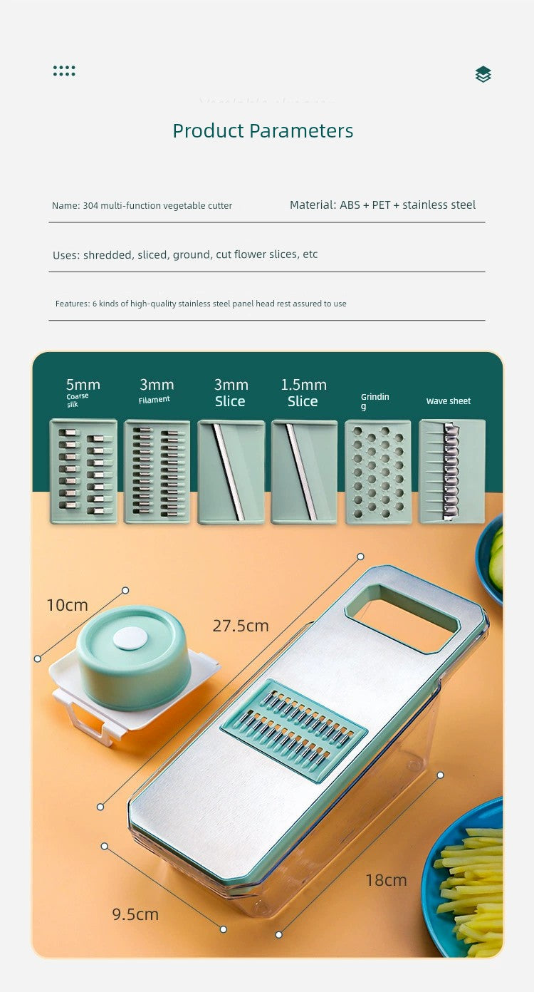 Beige Grater Slice Multifunctional Stainless Steel Door Panel