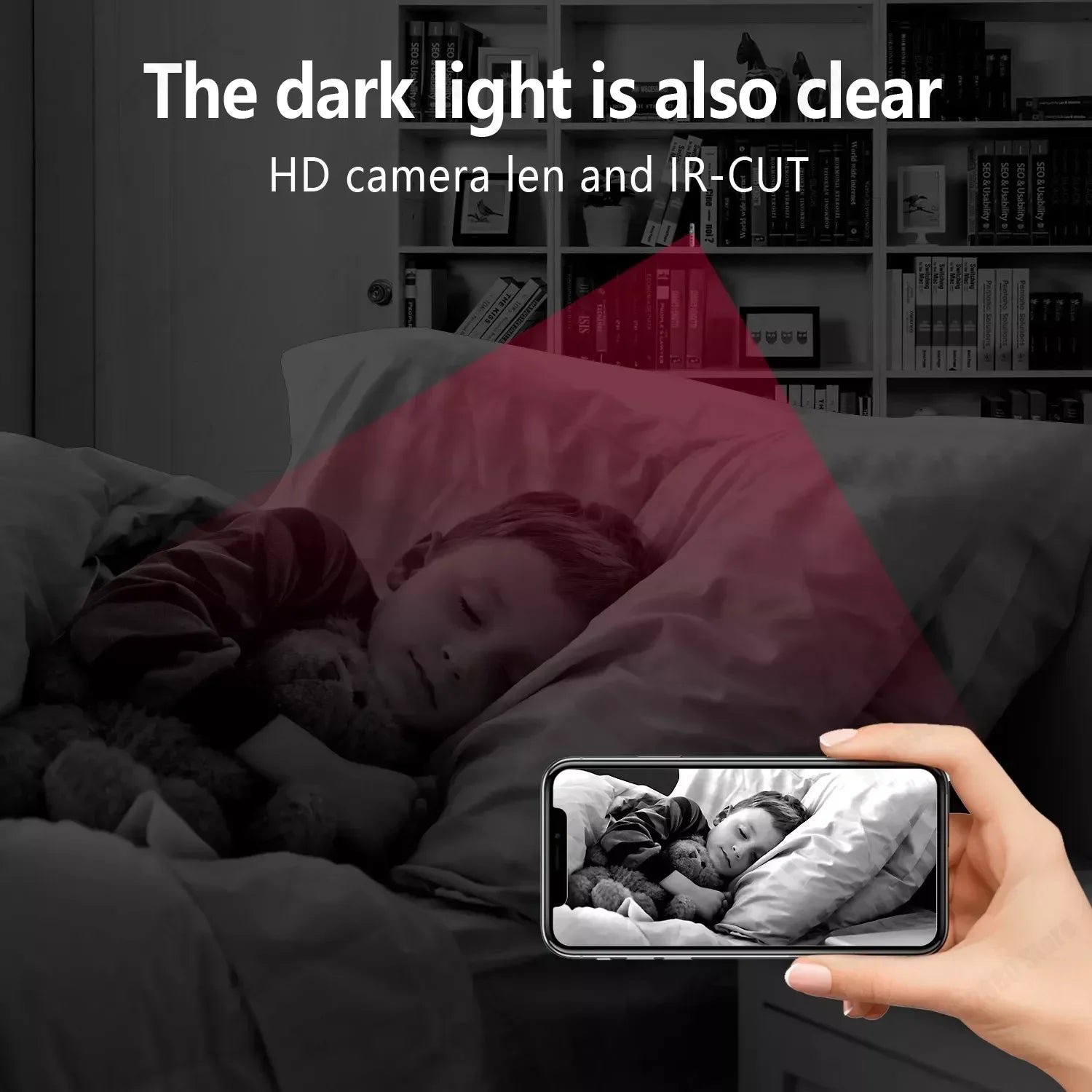 Smallest Mini Camera WIFI 1080P HD IR Night Vision Body Cam Built-in Battery IP Remote Monitoring Camcorders Invisible Espia Cam