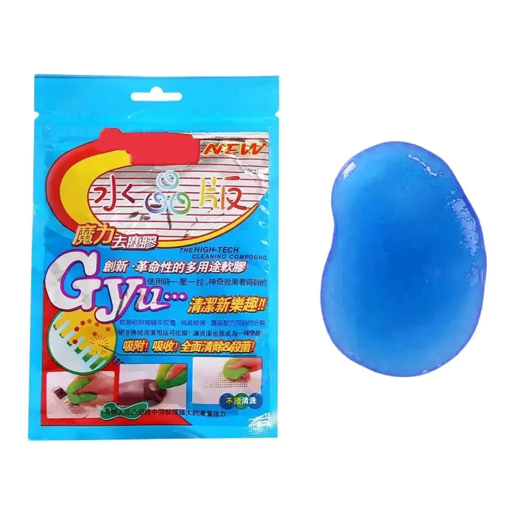 4-colours Car Cleaning Gel Reusable Keyboard Cleaner Vent Cleaner Slime Dust Dirt Removal Multiuse Air Gel Automobile Tool D3B4
