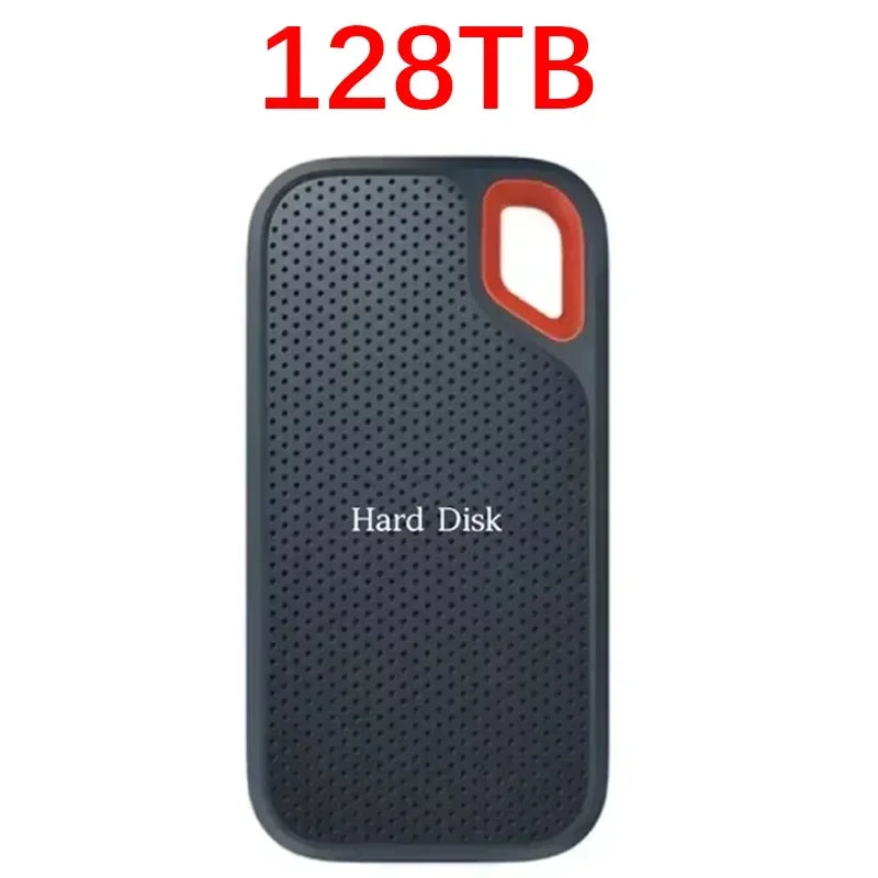 Portable SSD 256TB High Speed Hard Drive 1/2TB Type-C Solid Disk USB3.1 External ssd Original Hard Disk for Phone/Loptop/PC/Mac