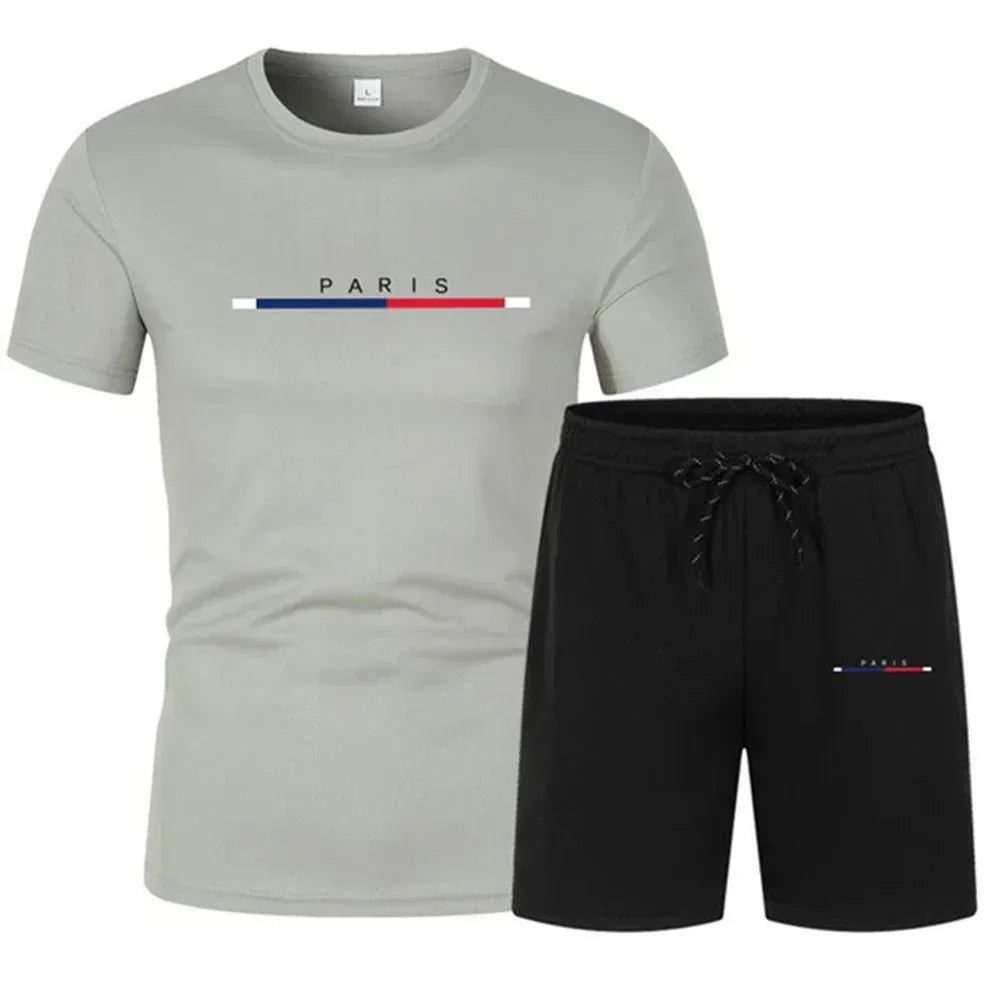 Two Piece Suits Men Designer Clothing Men Short Suits Summer Men Suits Men Sportswear Clothing Sportswear Fitness Sportswear