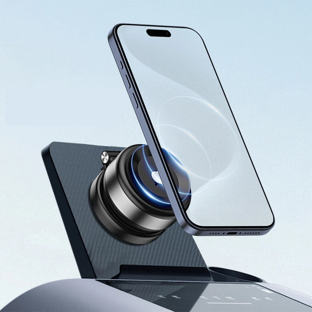 Magnetic Suction Cup Phone Mount for iPhone 16 15 14 Pro Max 360° Adjustable Vacuum Phone Holder for Car/Mirror/Smooth Surface