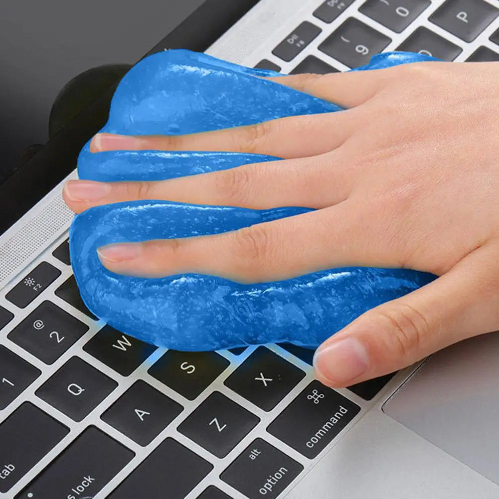 4-colours Car Cleaning Gel Reusable Keyboard Cleaner Vent Cleaner Slime Dust Dirt Removal Multiuse Air Gel Automobile Tool D3B4