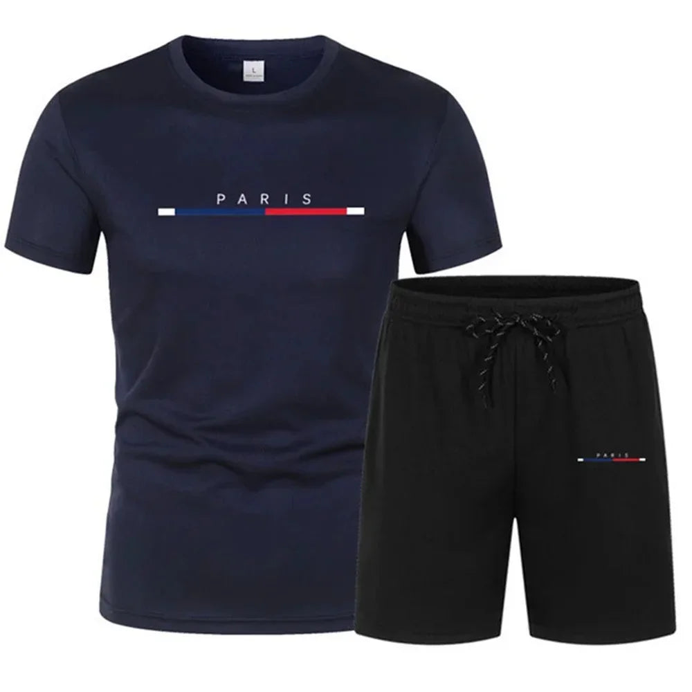 Two Piece Suits Men Designer Clothing Men Short Suits Summer Men Suits Men Sportswear Clothing Sportswear Fitness Sportswear