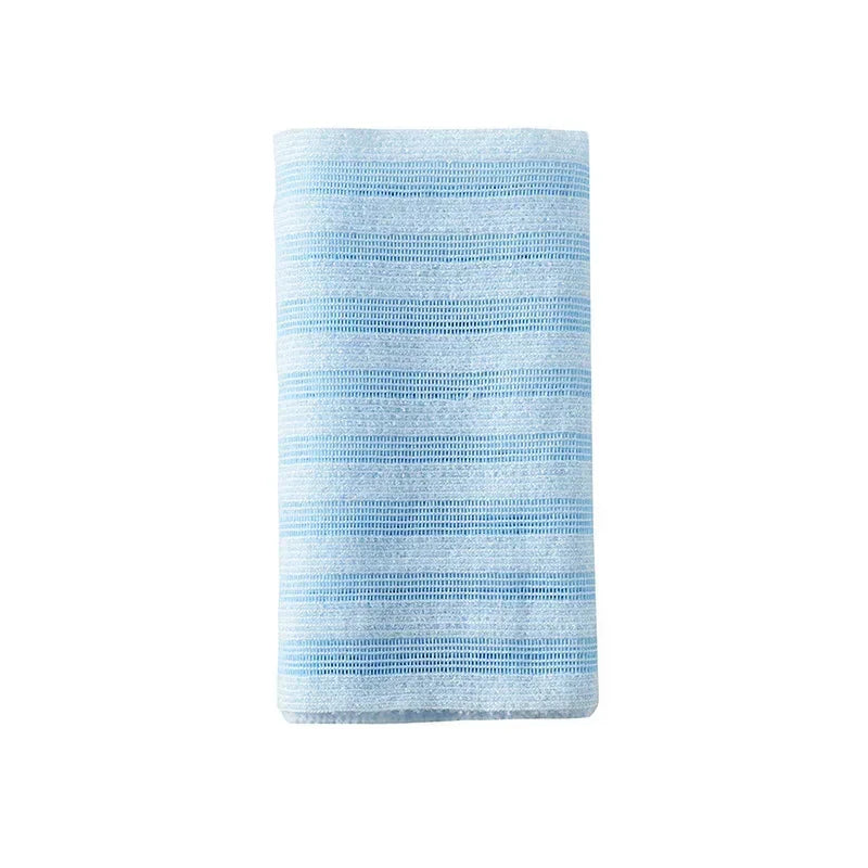 Exfoliating Scrub Shower Towels Double Effect Nylon Bath Towel Japanese Rubbing Washcloth for Back Body Bathroom Accessories