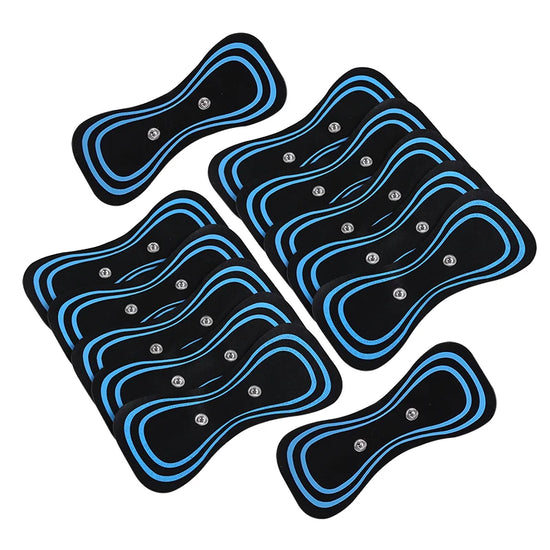 Tens Massager Electrode Pads For EMS Neck Massager Gel Patch Accessories Trainer Exerciser Replacement Muscle Stimulator Sticker