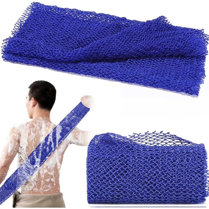 African Bath Rubbing Towel Exfoliating Net Sponge Cleansing Long Strip Bath Towel Instant Bath Ball Usage  Shower Cleaning Strip