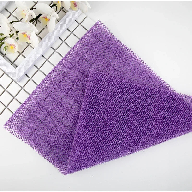African Bath Rubbing Towel Exfoliating Net Sponge Cleansing Long Strip Bath Towel Instant Bath Ball Usage  Shower Cleaning Strip