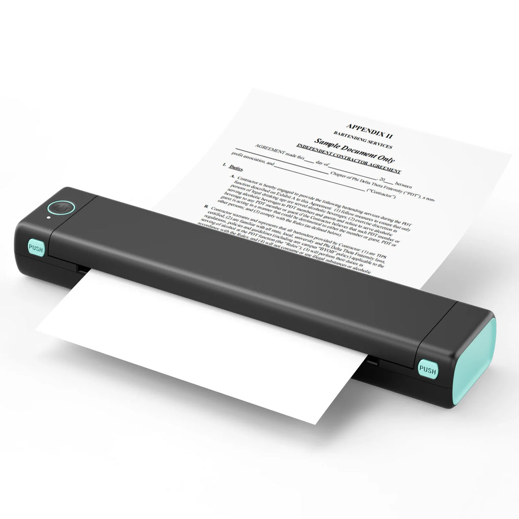 A4 Thermal Printer M08F Wireless Tattoo Transfer Bluetooth USB Mobile Printer Machine Text PDF Document Design Tattoo Printing
