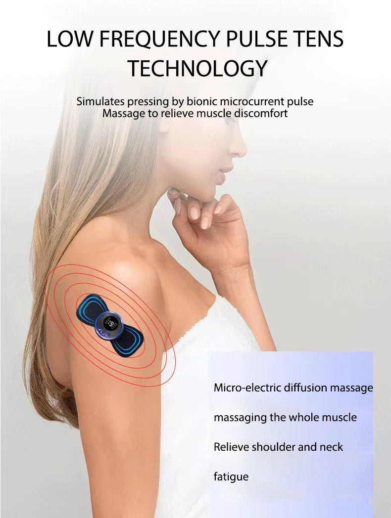 Tens Massager Electrode Pads For EMS Neck Massager Gel Patch Accessories Trainer Exerciser Replacement Muscle Stimulator Sticker