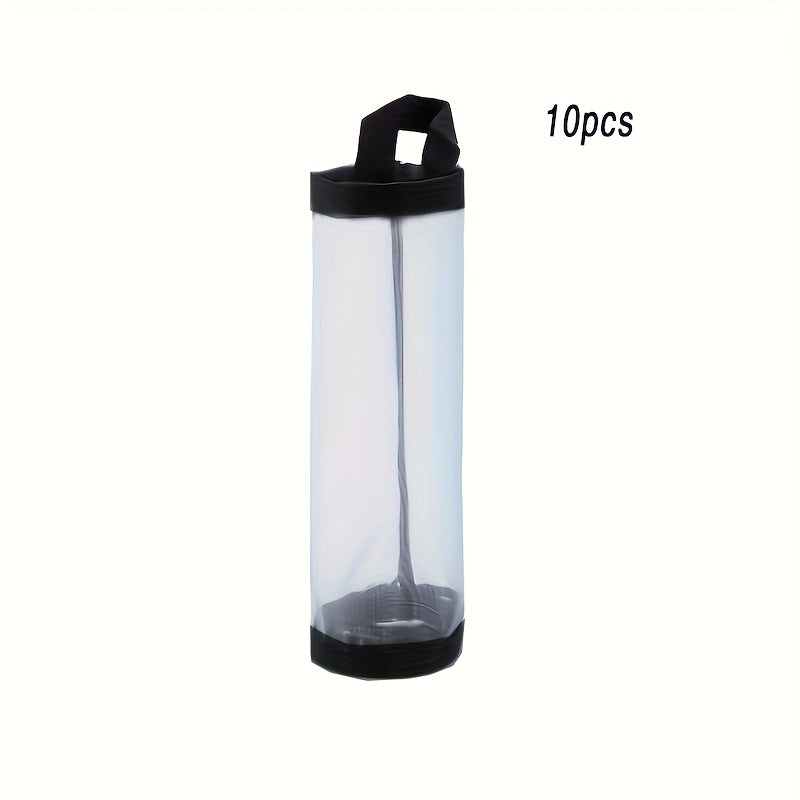 Plastic Bag Organizer 1/10pcs, Hanging Mesh Storage Dispenser, Foldable, Breathable, Washable Hanging Trash Bag Holder, Multiple Colors Available, Suitable for Kitchen Plastic Bag Storage