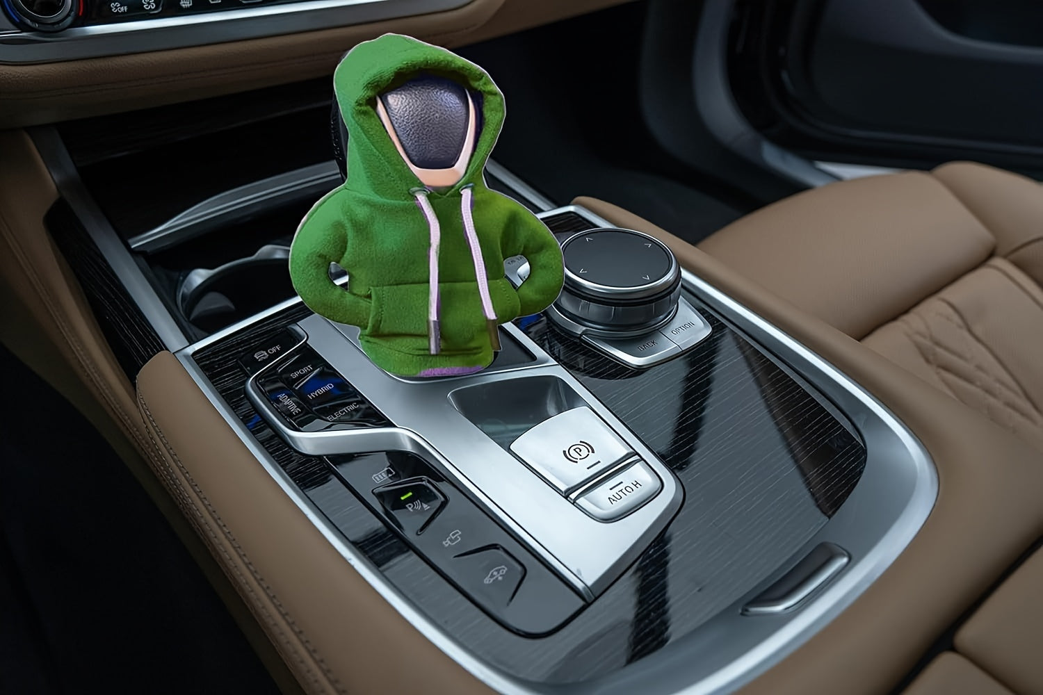Mini Car Gear Shift Cover Hoodie - Stylish Anthropomorphic Shift Knob Design, Soft Fabric Multi-Color Options (Red/Blue/Pink/Grey/Black) Fit for Most Vehicles, Interior Accessories & Car Decor, Vehicle Style Upgrade | Snug Fi