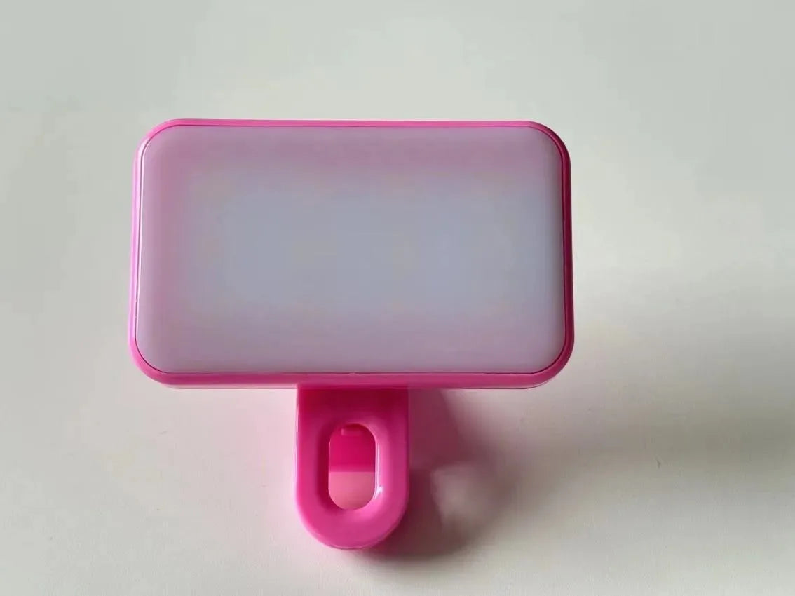 Mini Selfie Fill Light 3 Color Modes Adjustable Brightness Rechargeable Clip on Mobile Phones Computers Photography LED Lights